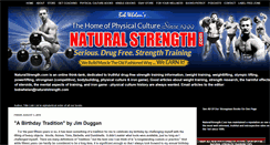 Desktop Screenshot of naturalstrength.com