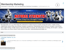 Tablet Screenshot of naturalstrength.com